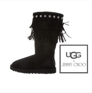 UGG & Jimmy Choo - Limited Edition BLACK Sora Boots